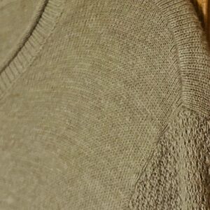 LOFT V-Neck Sweater in Brown